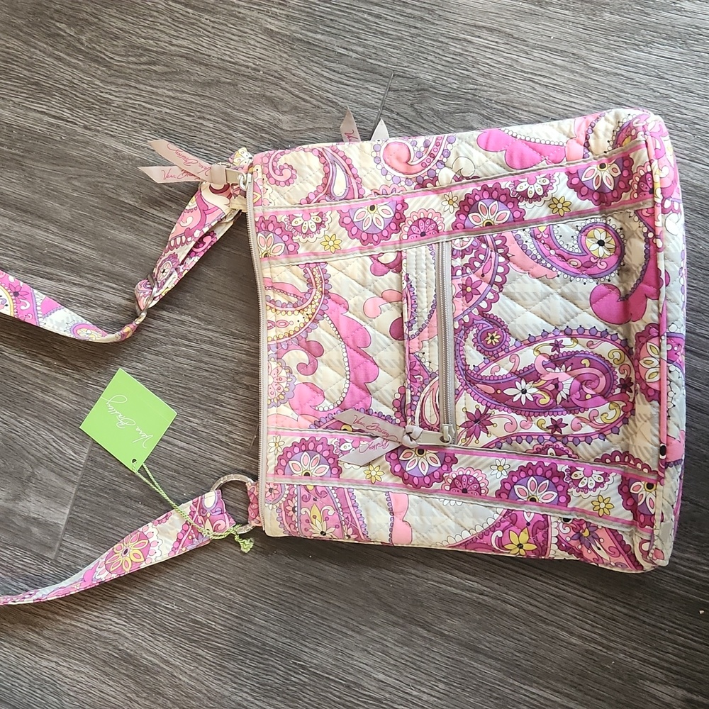 New With Tags Vera Bradley Paisley Meets Plaid Bag - Picture 5 of 6